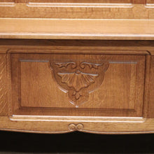 Load image into Gallery viewer, x SOLD Vintage French Hall Settle, Entry Foyer Chair or Bench, Lift Lid Blanket Box B10588
