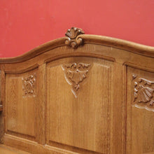 Load image into Gallery viewer, x SOLD Vintage French Hall Settle, Entry Foyer Chair or Bench, Lift Lid Blanket Box B10588
